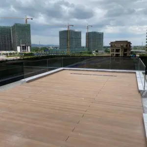 186 square balcony deck project