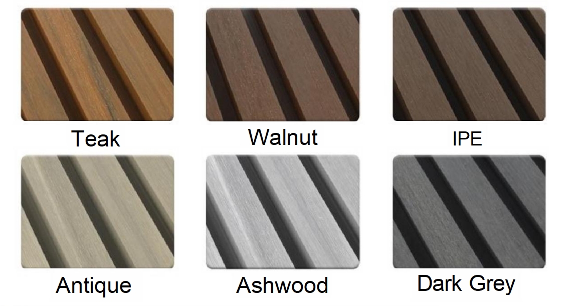 wpc exterior panel color card